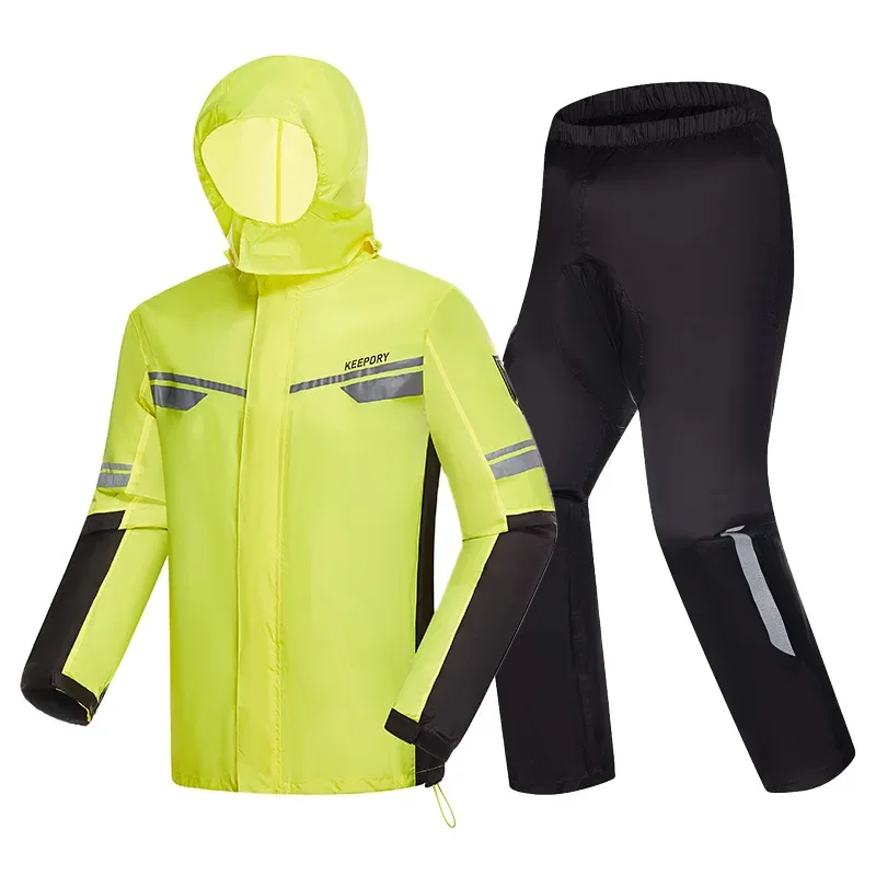 Motorcycle Rain Suit - Motosiklet Bölünmüş Yağmurluk Yağmur Pantolon Yağmur