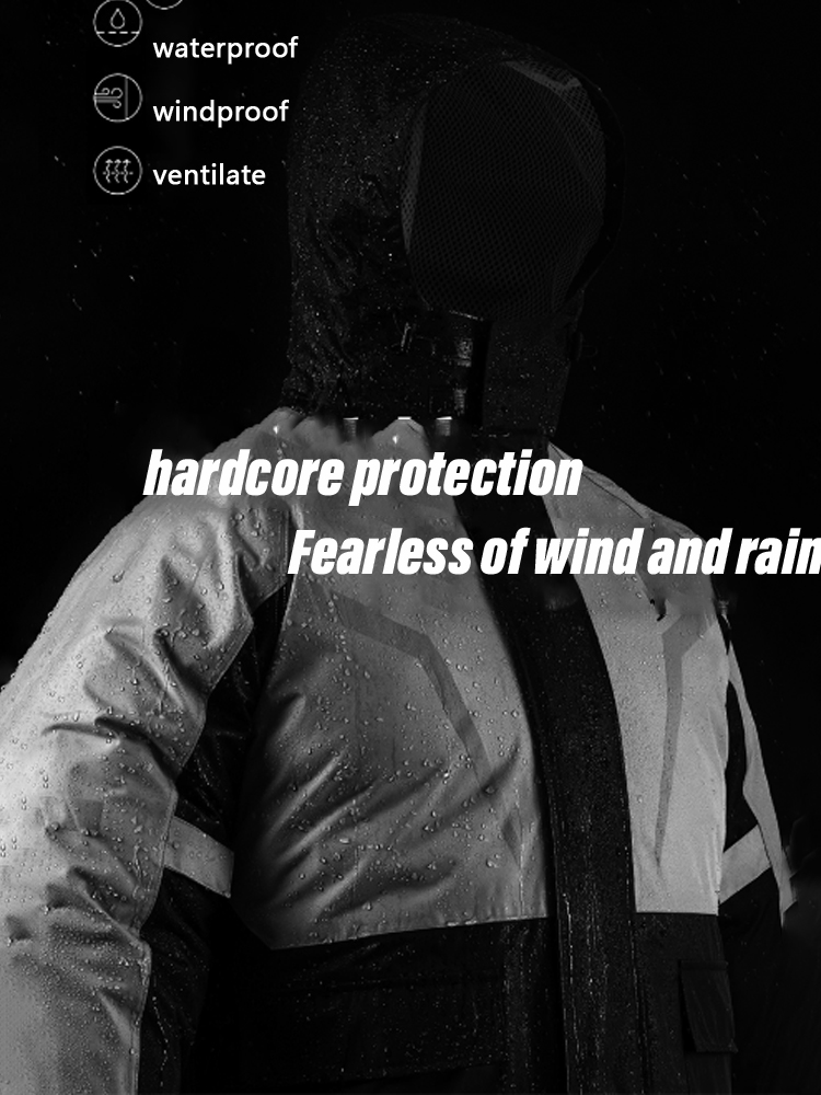 Motorcycle Rain Suit - Fırtına motosiklet yağmurluk su geçirmez yağmurluk