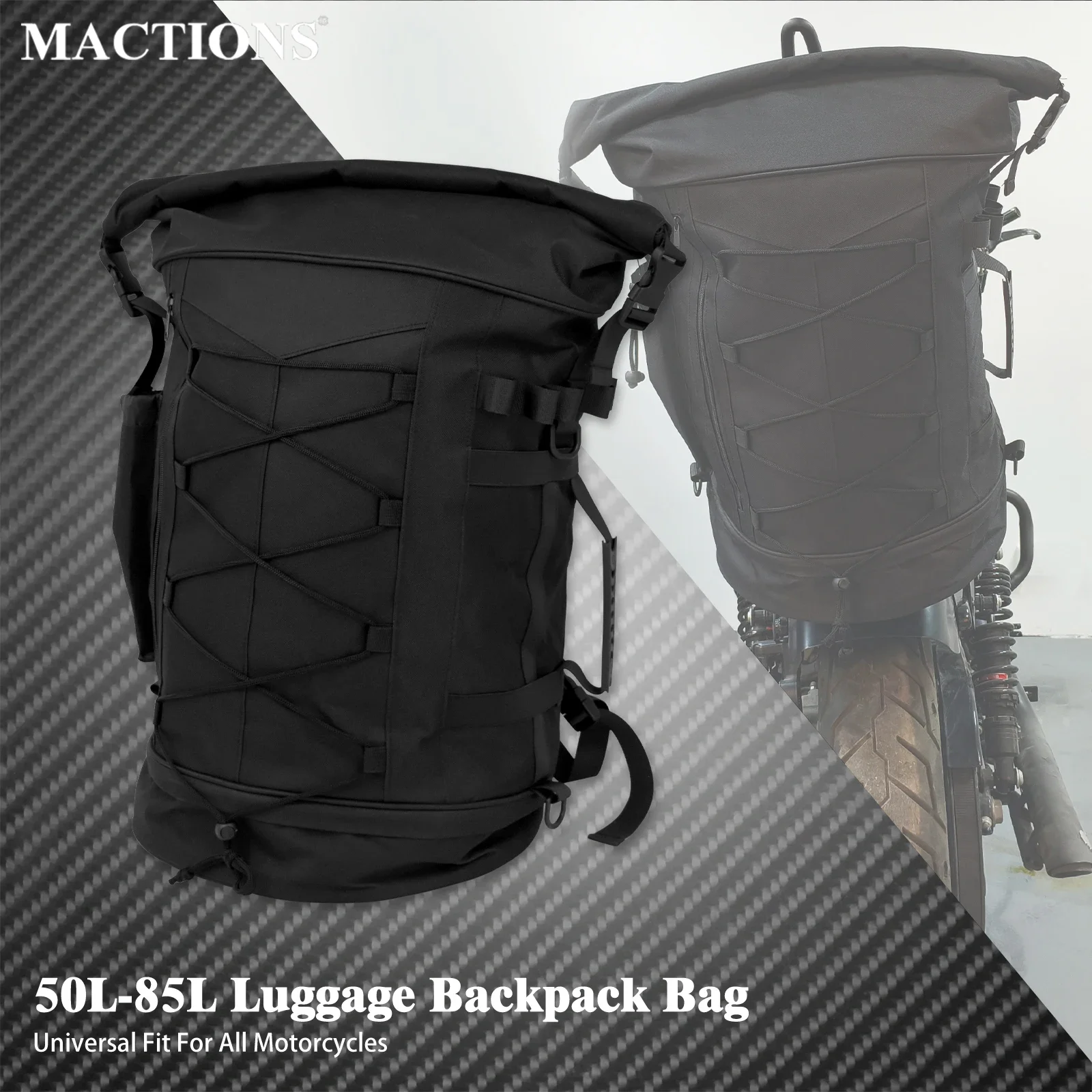 Motorcycle Gear Warehouse - Motosiklet evrensel bagaj sırt çantası Sissy