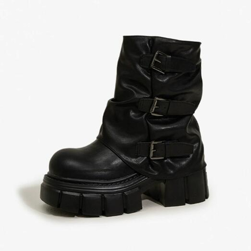 Riding Boot Short - 9cm 2026 Kadın Platform Bilek Botları