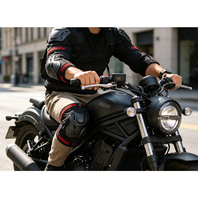 Knee Guard Hard - Düşmeye Karşı Dayanıklı Motosiklet Diz Dirsek