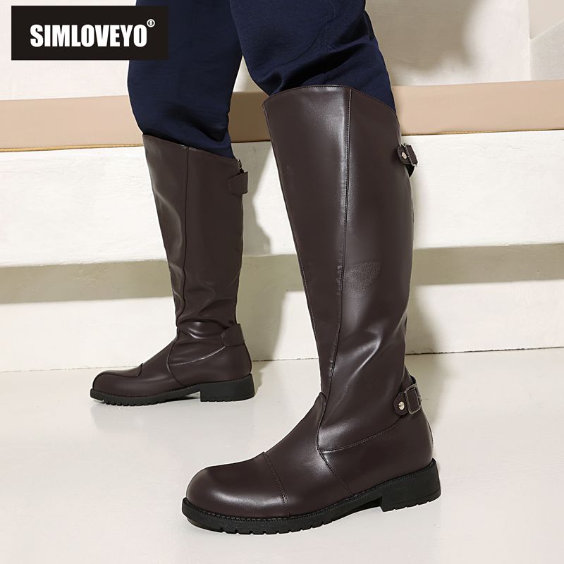 Riding Boot Short - SIMLOVEYO 2025 Günlük Erkek Diz Üstü