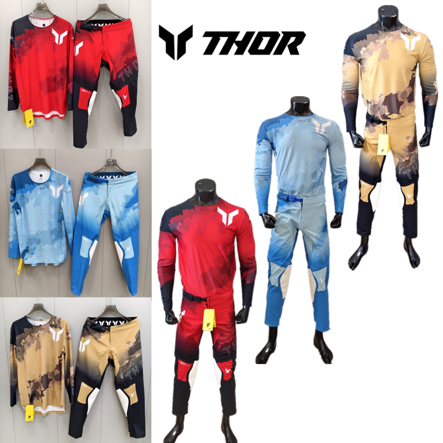 Motorcycle Gear Pants - THOR Motocross Ekipman Seti MX Off