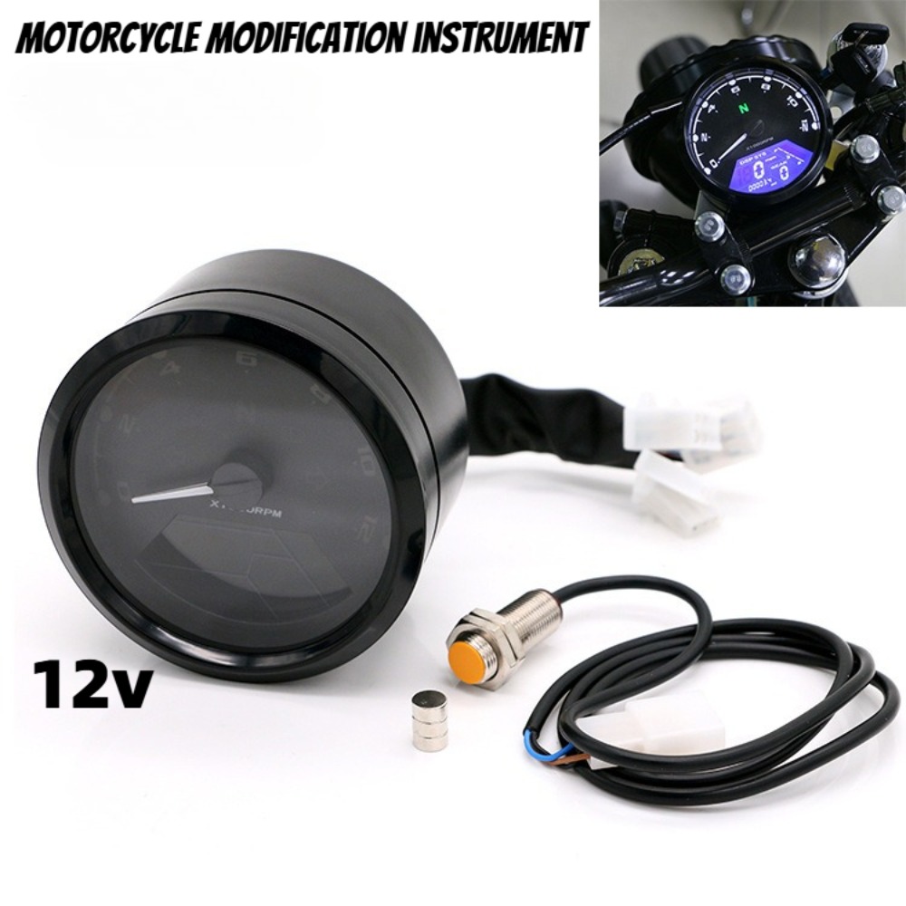 Motorcycle Gear Honda - Evrensel motosiklet ölçer hız göstergesi dijital