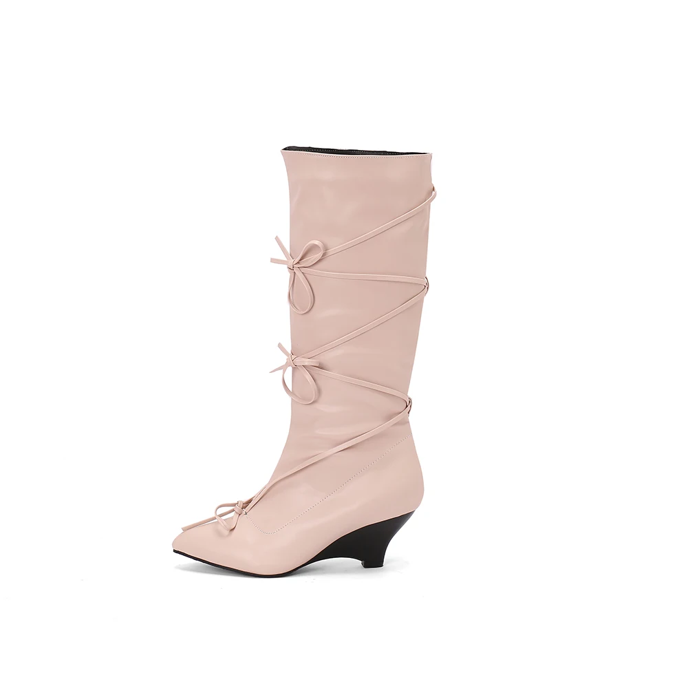 Yeni Kış Glamour Beyaz Sarı Ka - Riding Boot Short incelemesi ve fiyatı
