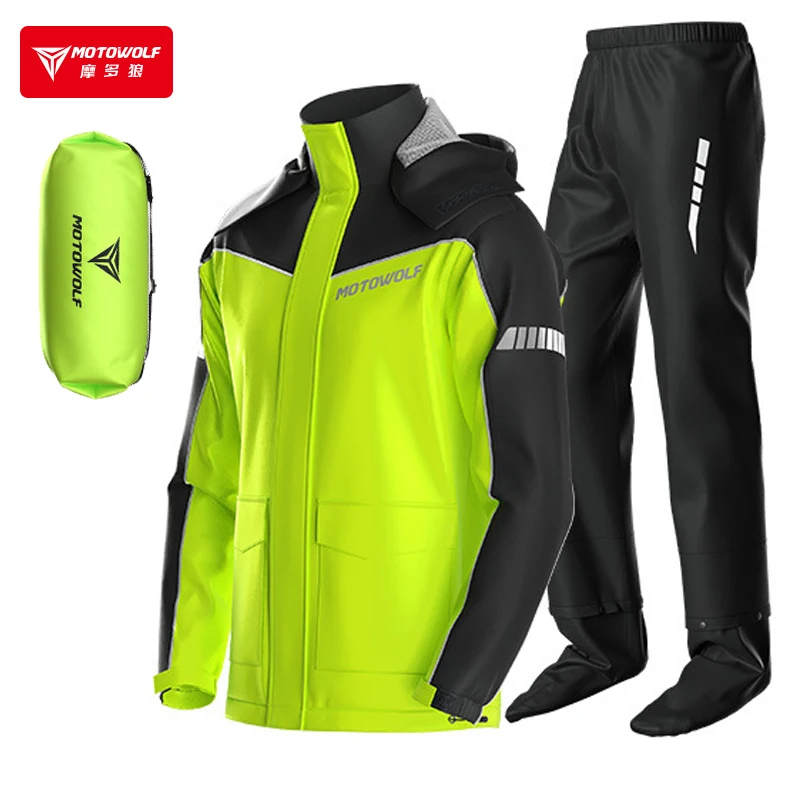 MOTOWOLF Motosiklet Yağmurluk  - Motorcycle Rain Suit incelemesi ve fiyatı