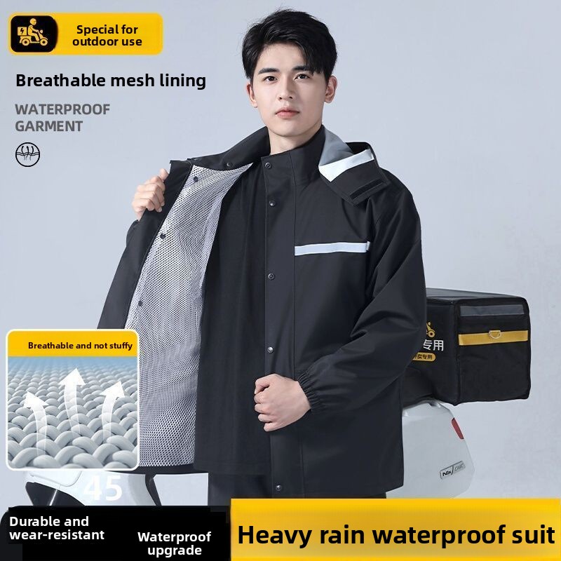 9XL Şişman Adam Yansıtıcı Su G - Motorcycle Rain Suit incelemesi ve fiyatı