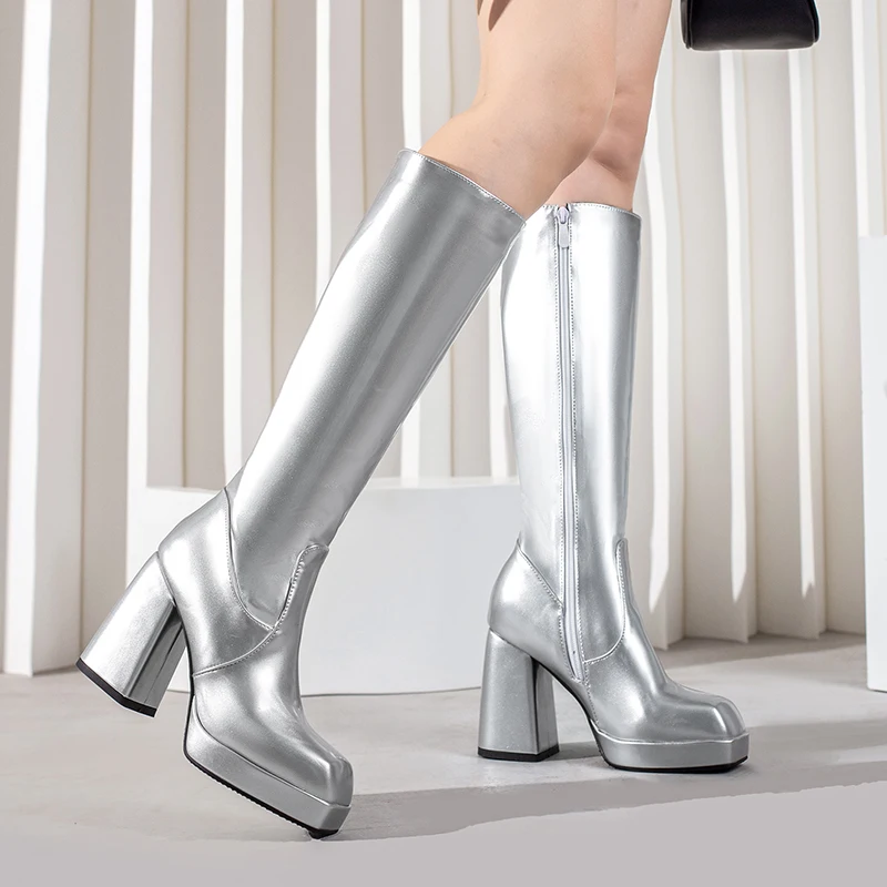 Yeşil Kış Kadın Platformu Diz  - Riding Boot Short incelemesi ve fiyatı