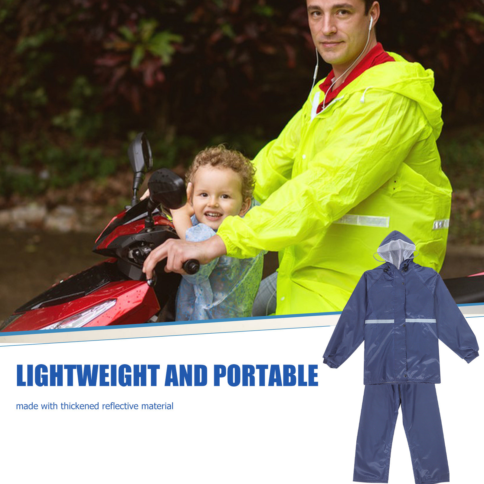 Yansıtıcı Motosiklet Yağmurluk - Motorcycle Rain Suit incelemesi ve fiyatı