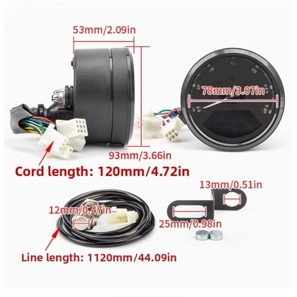 Evrensel motosiklet ölçer hız  - Motorcycle Gear Honda incelemesi ve fiyatı